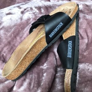 Birkenstock Black Madrid Sandals
